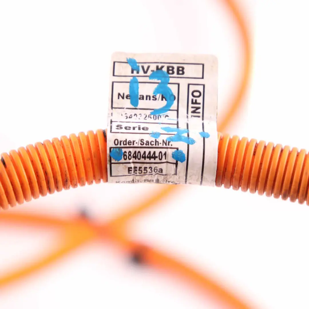 BMW i3 I01 REx Hybrid High Voltage Battery Cable Wiring Loom Harness - SKU 6840444 - Part number 6840444