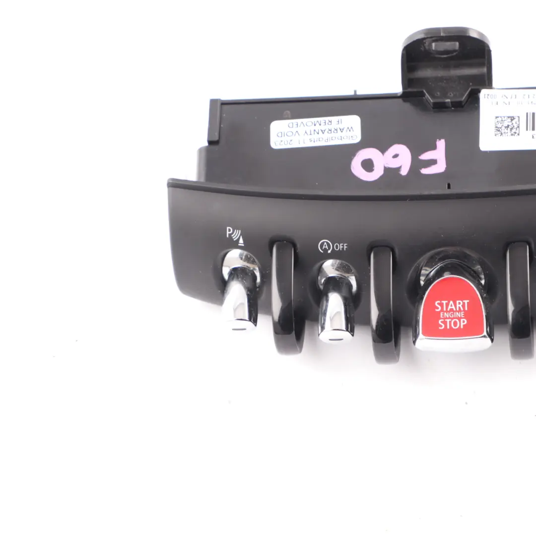 Switch Unit Centre Console Start Stop Button Panel to Mini Countryman F60 with Part number 6841575 Mini Countryman F60 Switch Unit Centre Console Start Stop Button Panel - SKU 6841575 - Part number 6841575