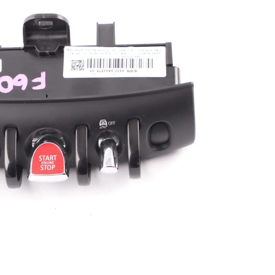 Mini Countryman F60 Switch Unit Centre Console Start Stop Button Panel - SKU 6841575 - Part number 6841575