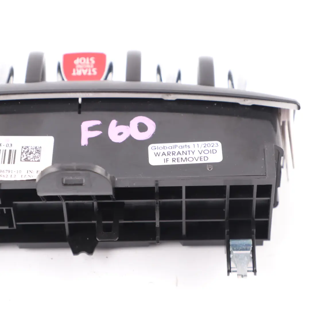 Switch Unit Centre Console Start Stop Button Panel to Mini Countryman F60 with Part number 6841575 Mini Countryman F60 Switch Unit Centre Console Start Stop Button Panel - SKU 6841575 - Part number 6841575