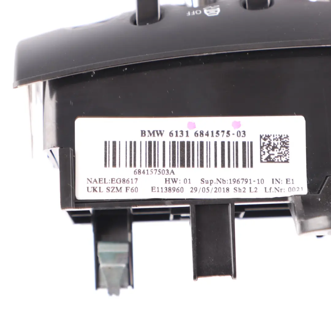 Switch Unit Centre Console Start Stop Button Panel to Mini Countryman F60 with Part number 6841575 Mini Countryman F60 Switch Unit Centre Console Start Stop Button Panel - SKU 6841575 - Part number 6841575