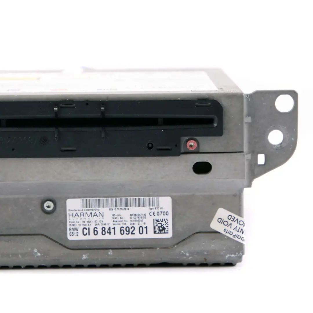 Principale Navigazione GPS Sat Nav Infotainment DAB Alta F10 F30 per BMW F20 con numero di parte 6841692 BMW F20 Principale Navigazione GPS Sat Nav Infotainment DAB Alta F10 F30 - SKU 6841692 - Numero di parte 6841692