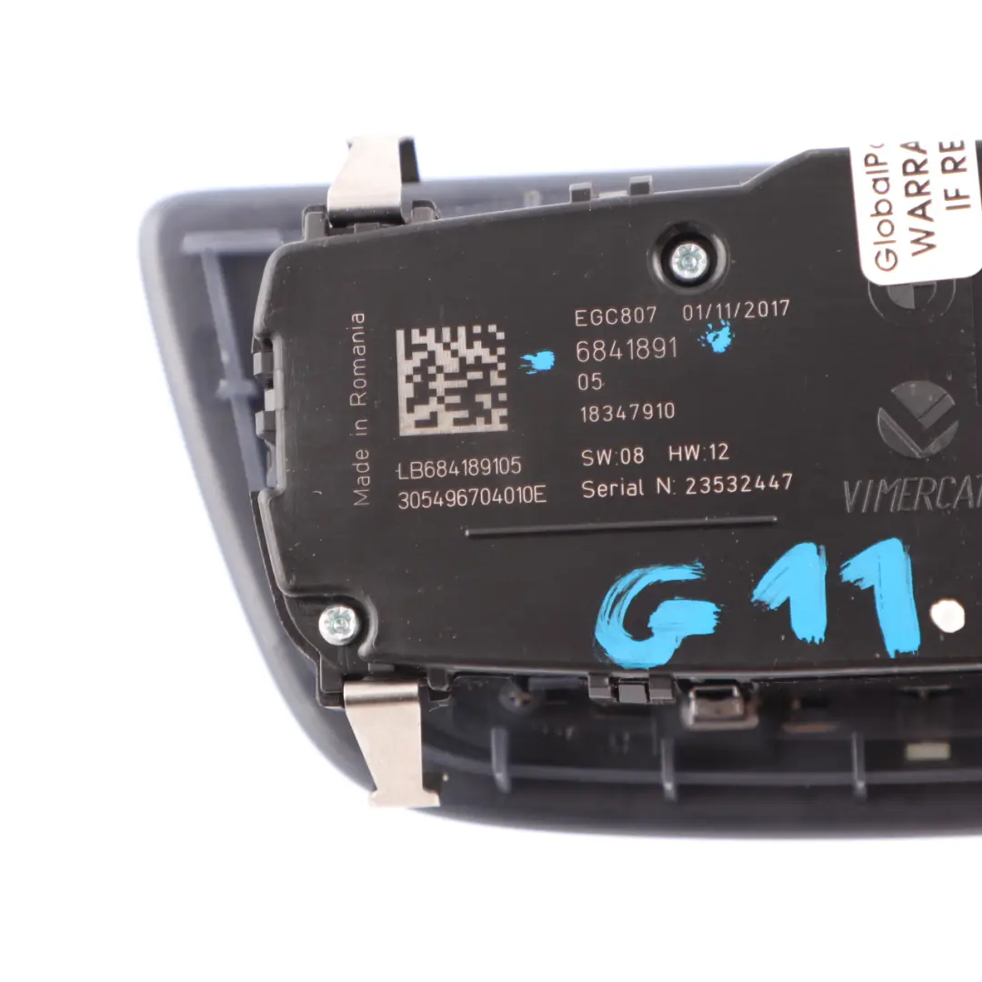 Headlight Fog Light Control Switch Light Unit Panel to BMW G11 with Part number 6841891 BMW G11 Headlight Fog Light Control Switch Light Unit Panel - SKU 6841891 - Part number 6841891