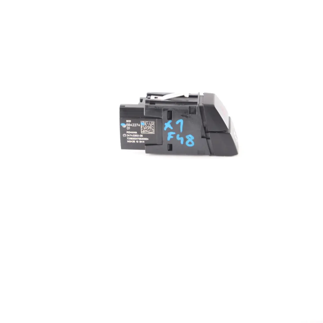 BMW X1 F48 F45 X5 F15 Interrupteur danger Tableau bord d'avertissement lumineux - SKU 6842274 - Numéro de pièce 6842274