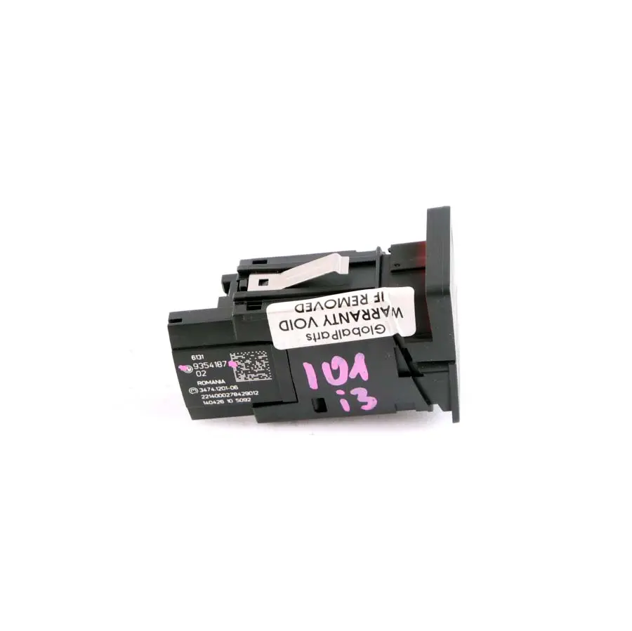 Button Switch BMW I3 I8 Hazard Warning Flashers Intelligent Safety 9354187 to with Part number 6842275 Button Switch BMW I3 I8 Hazard Warning Flashers Intelligent Safety 9354187 - SKU 6842275 - Part number 6842275