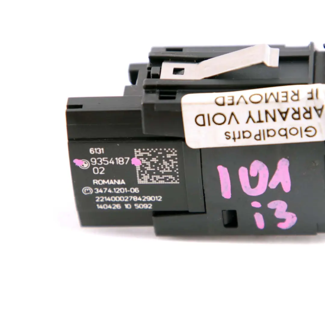  Button Switch BMW I3 I8 Hazard Warning Flashers Intelligent Safety 9354187 - SKU 6842275 - Part number 6842275