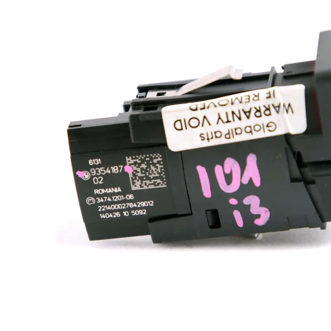  Button Switch BMW I3 I8 Hazard Warning Flashers Intelligent Safety 9354187 - SKU 6842275 - Part number 6842275