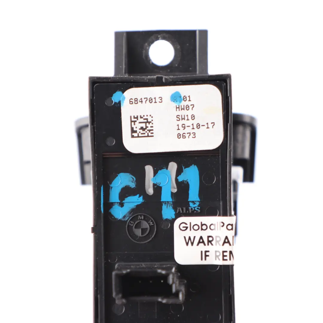 BMW G11 Handbrake Switch Electric Parking Brake Auto Hold Button Unit - SKU 6847013 - Part number 6847013