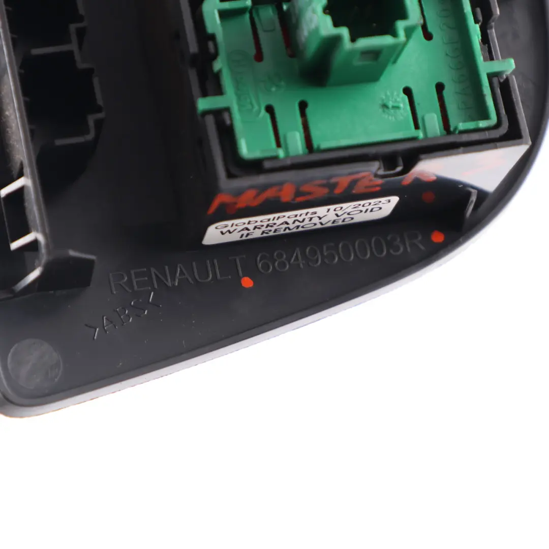 Dashboard Switch Control Panel ECO Button Unit to Renault Master 3 with Part number 684950003R Renault Master 3 Dashboard Switch Control Panel ECO Button Unit - SKU rhd-684950003R - Part number 684950003R