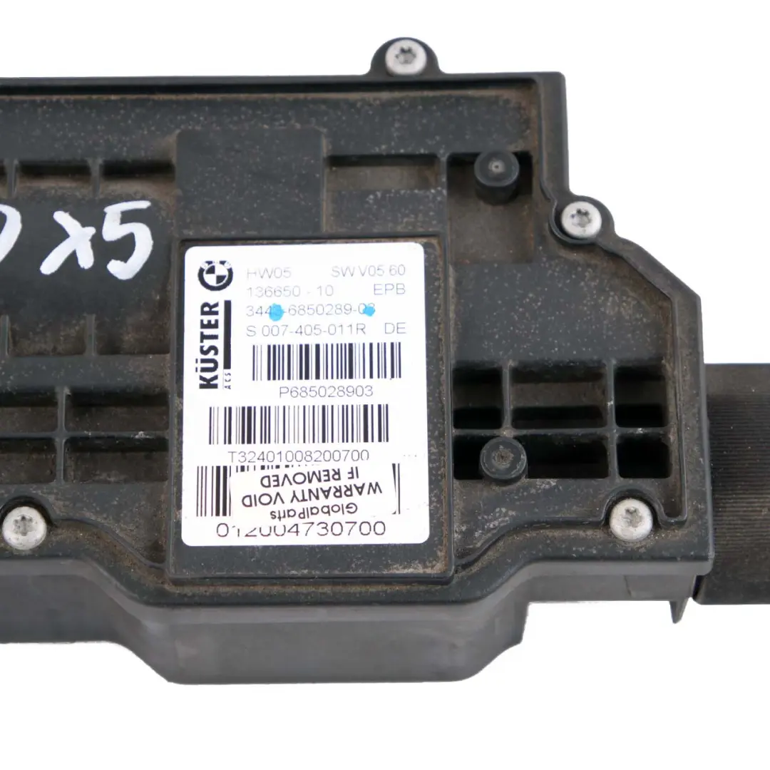  Handbrake Actuator BMW X5 E70 X6 E71 Parking Brake Motor Control - SKU 6850289 - Part number 6850289