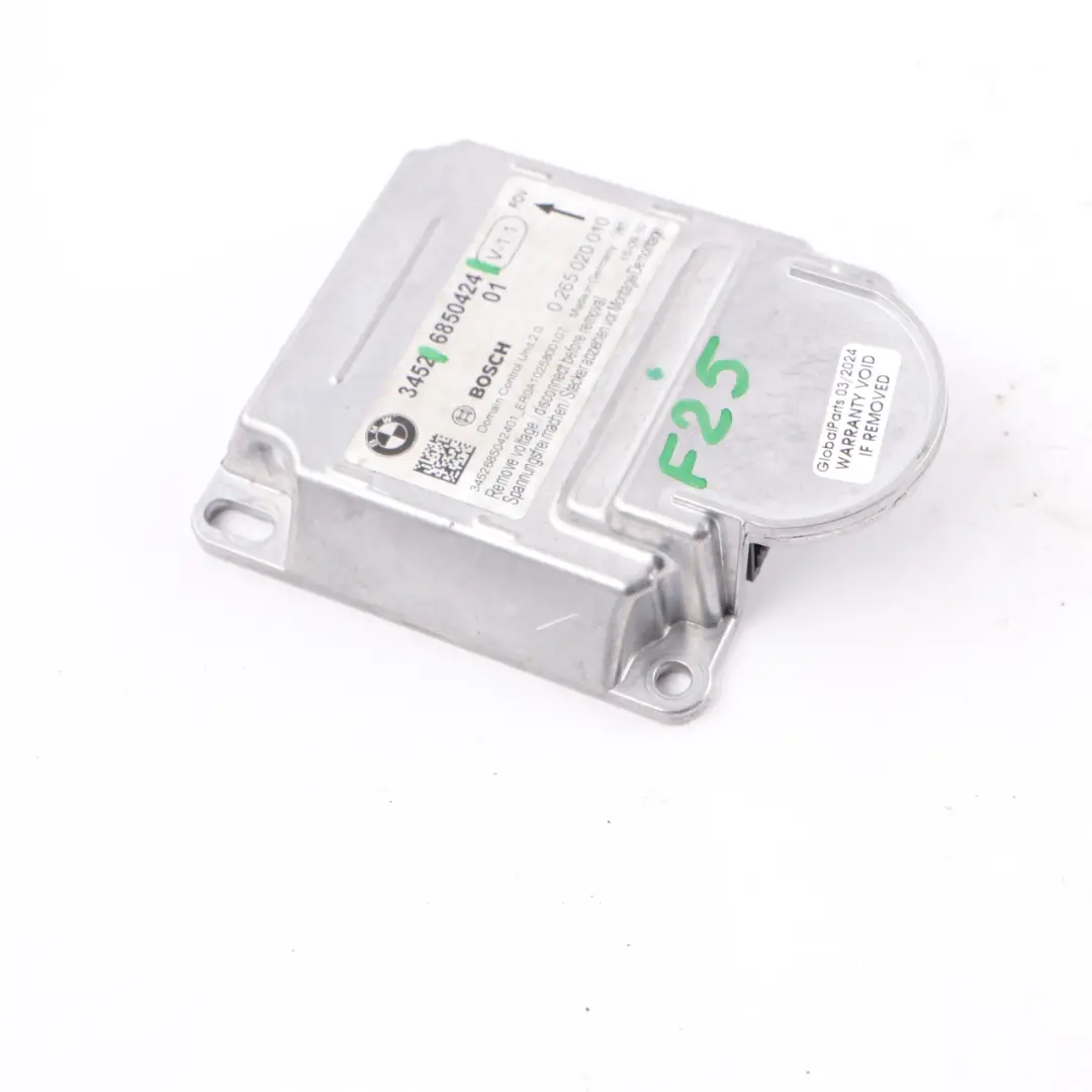 ICM Air Module Control Unit SRS ECU to BMW X3 F25 with Part number 6853992 BMW X3 F25 ICM Air Module Control Unit SRS ECU - SKU 6850424 - Part number 6853992