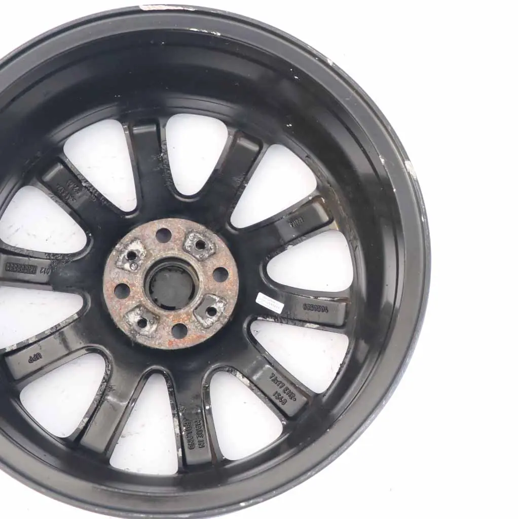 Llanta de aleación negra 17" ET:48 7J para Mini Cooper R55 R56 R57 con número de pieza 6850504 Mini Cooper R55 R56 R57 Llanta de aleación negra 17" ET:48 7J - SKU 6850504-1 - Número de pieza 6850504