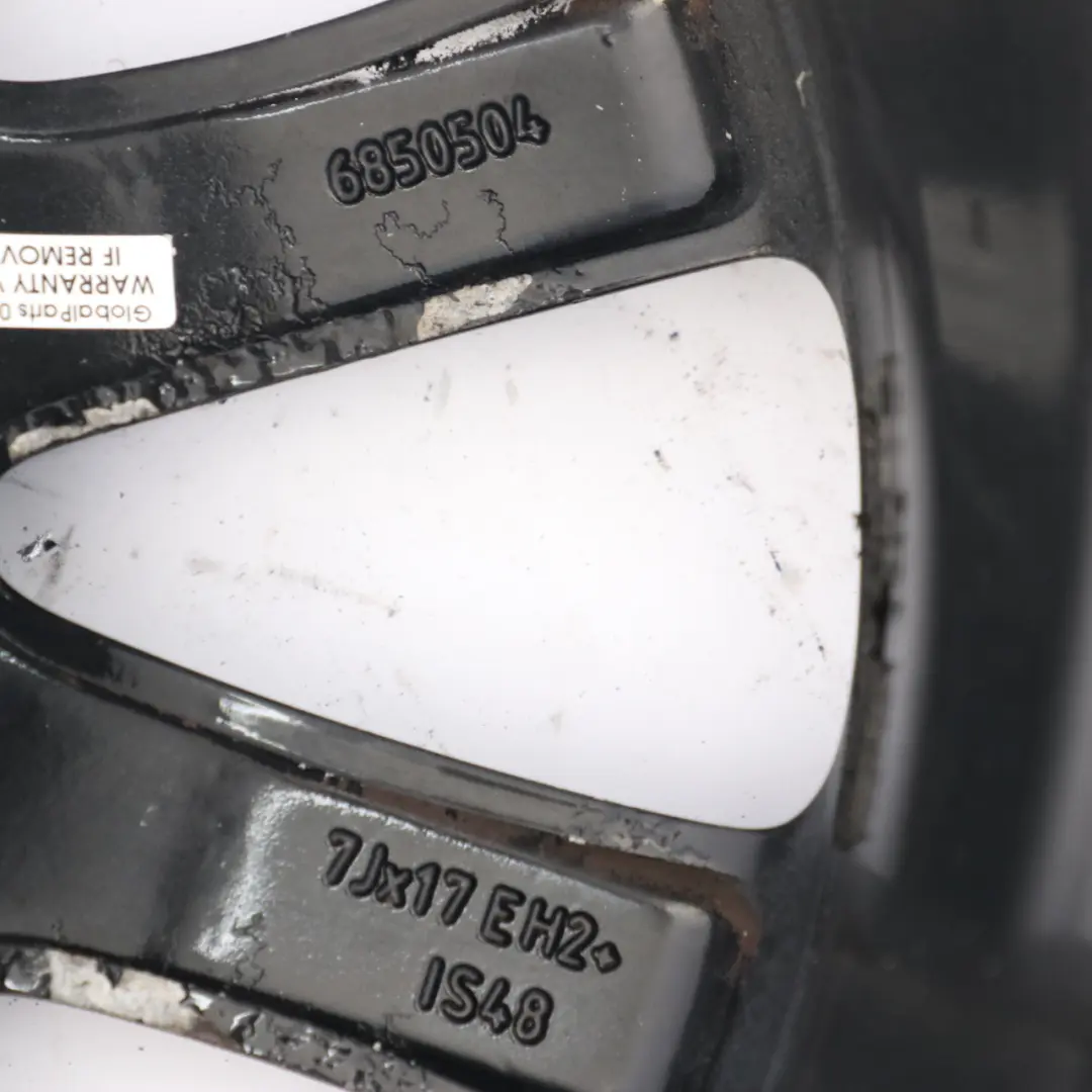 Alloy Rim 17" ET:48 7J Sandblast Turned 132 to Mini Cooper R55 R56 R57 Black Wheel with Part number 6850504 Mini Cooper R55 R56 R57 Black Wheel Alloy Rim 17" ET:48 7J Sandblast Turned 132 - SKU 6850504-1 - Part number 6850504