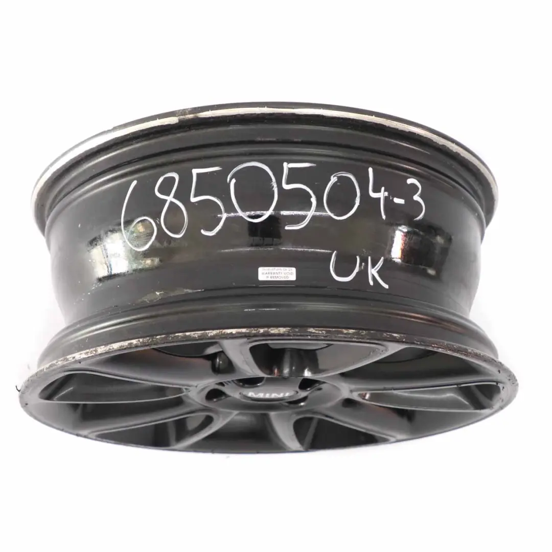 Alloy Rim 17" ET:48 7J Sandblast Turned 132 to Mini Cooper R55 R56 R57 Black Wheel with Part number 6850504 Mini Cooper R55 R56 R57 Black Wheel Alloy Rim 17" ET:48 7J Sandblast Turned 132 - SKU 6850504-3 - Part number 6850504