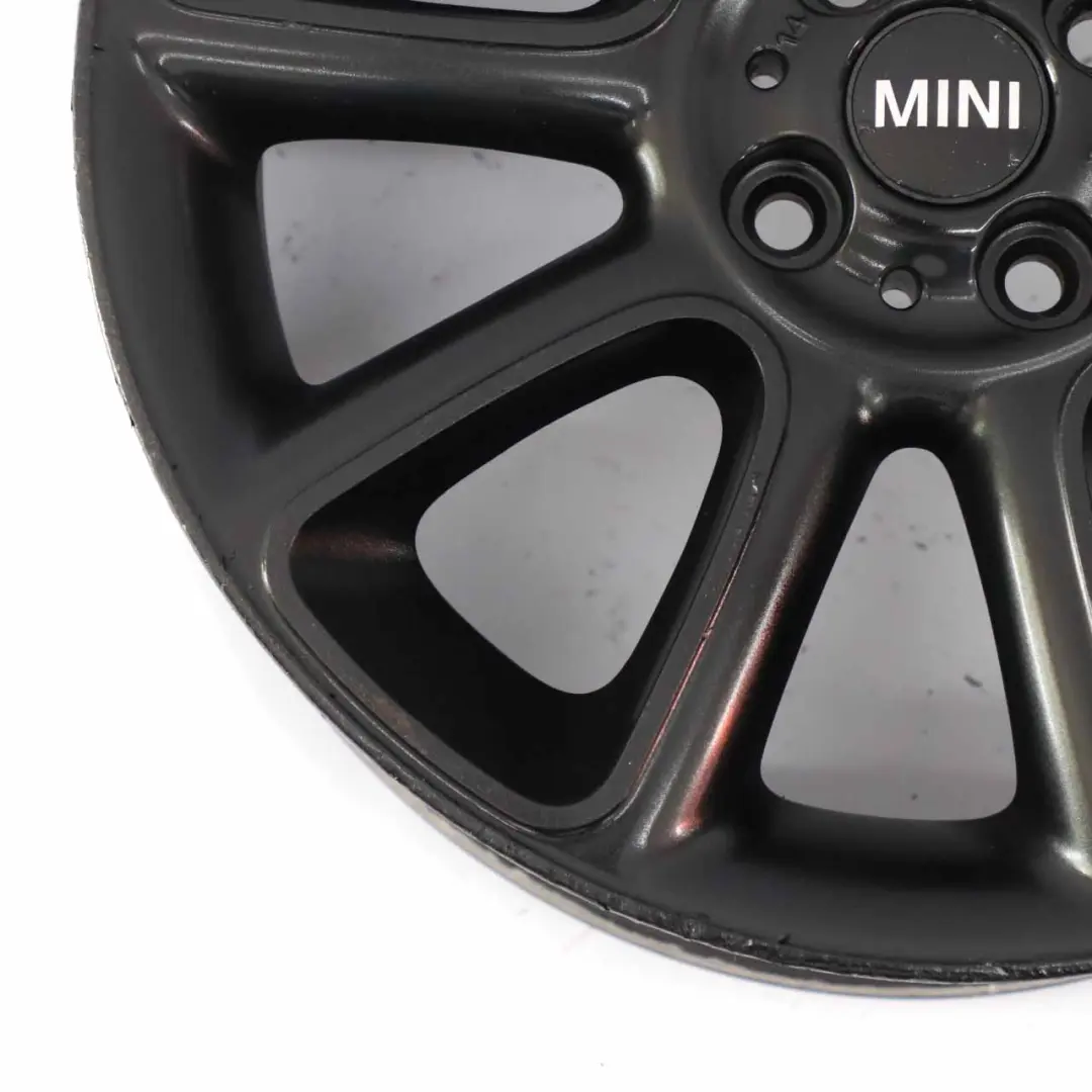 Mini Cooper R55 R56 R57 Black Wheel Alloy Rim 17" ET:48 7J Sandblast Turned 132 - SKU 6850504-3 - Part number 6850504