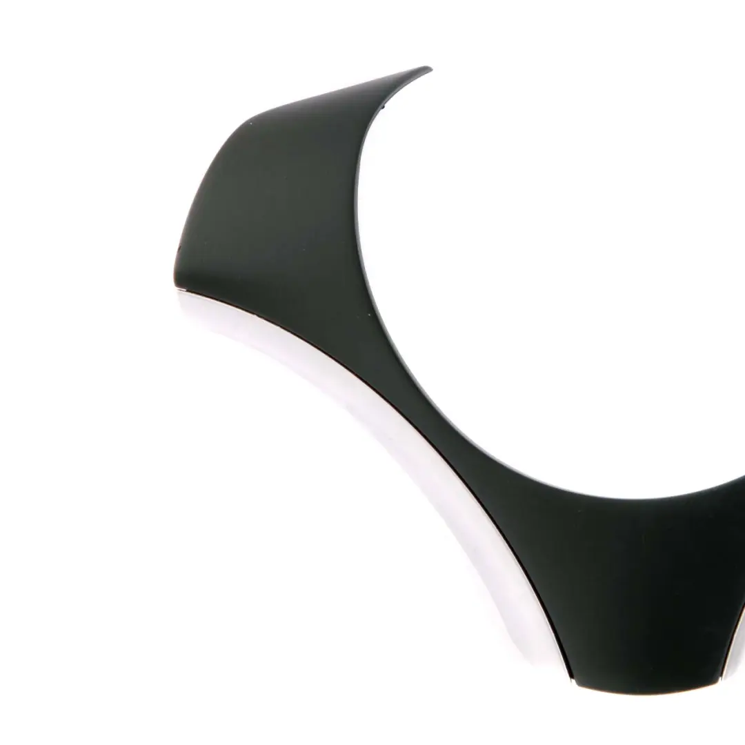 Steering Wheel Cover Trim Black / Chrome Pearlglos 6769893 to BMW E81 E87 E90 E91 with Part number 6850540 BMW E81 E87 E90 E91 Steering Wheel Cover Trim Black / Chrome Pearlglos 6769893 - SKU 6850540-1 - Part number 6850540