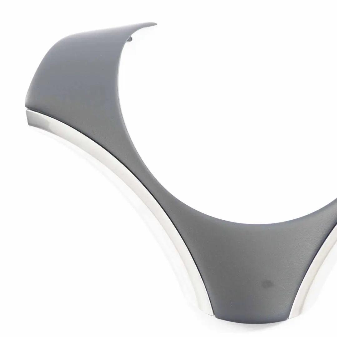 BMW E81 E87 E90 E91 Abdeckung Lenkrad Schwarz Black / Chrome Pearlglos 6769893 - SKU 6850540-1 - Teilenummer 6850540