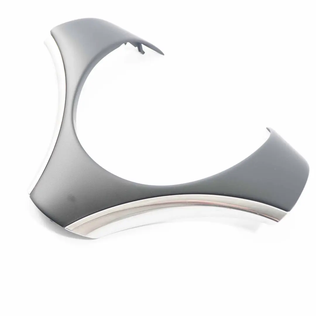 Steering Wheel Cover Trim Black / Chrome Pearlglos 6769893 to BMW E81 E87 E90 E91 with Part number 6850540 BMW E81 E87 E90 E91 Steering Wheel Cover Trim Black / Chrome Pearlglos 6769893 - SKU 6850540-1 - Part number 6850540