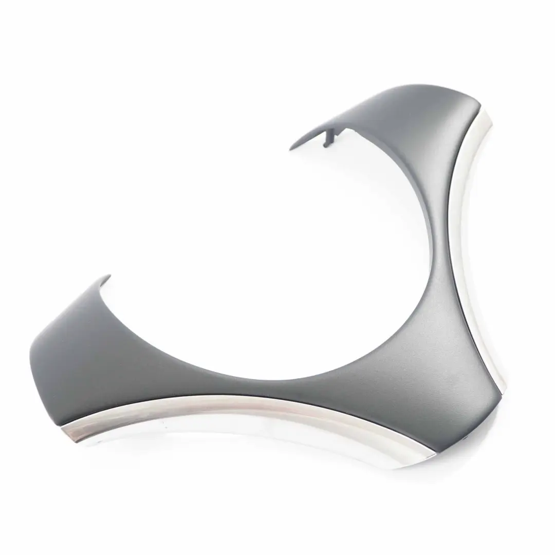 Steering Wheel Cover Trim Black / Chrome Pearlglos 6769893 to BMW E81 E87 E90 E91 with Part number 6850540 BMW E81 E87 E90 E91 Steering Wheel Cover Trim Black / Chrome Pearlglos 6769893 - SKU 6850540-1 - Part number 6850540