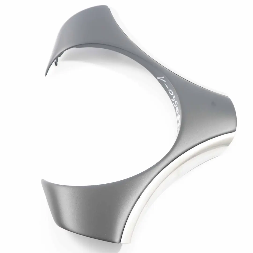 Steering Wheel Cover Trim Black / Chrome Pearlglos 6769893 to BMW E81 E87 E90 E91 with Part number 6850540 BMW E81 E87 E90 E91 Steering Wheel Cover Trim Black / Chrome Pearlglos 6769893 - SKU 6850540-1 - Part number 6850540