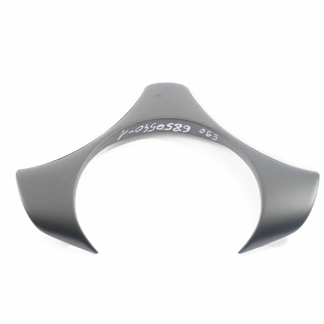 Steering Wheel Cover Trim Black / Chrome Pearlglos 6769893 to BMW E81 E87 E90 E91 with Part number 6850540 BMW E81 E87 E90 E91 Steering Wheel Cover Trim Black / Chrome Pearlglos 6769893 - SKU 6850540-1 - Part number 6850540