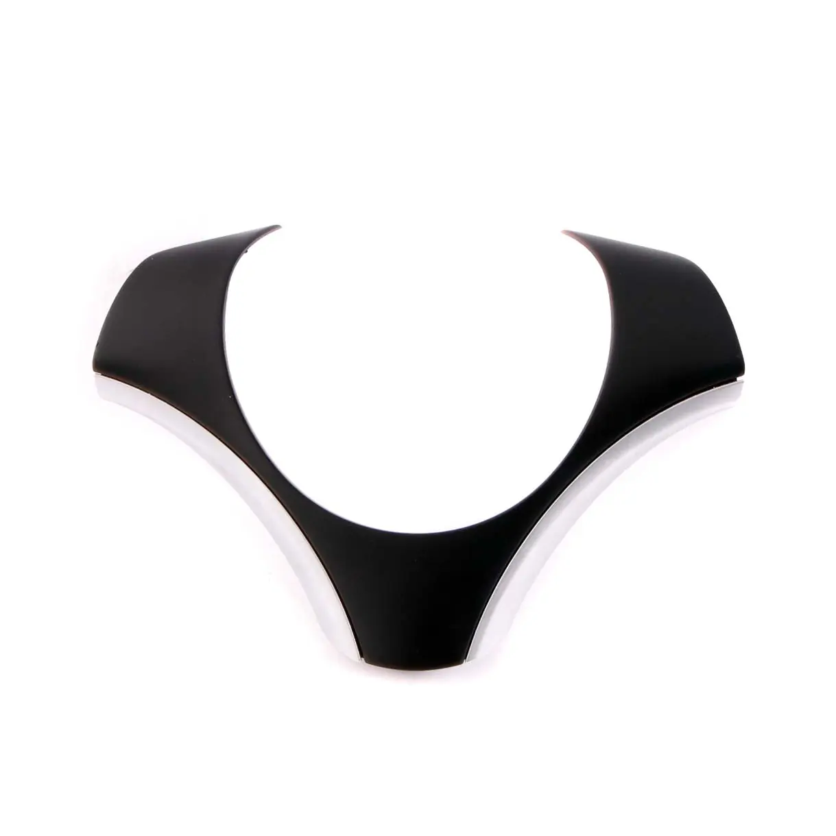 BMW E81 E87 E90 E91 Couverture Enjoliveur de Volant Noir / Chrome Perlé 6769893