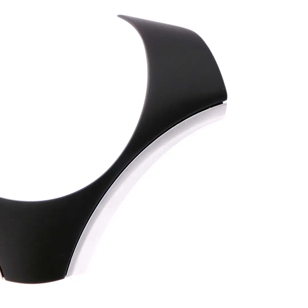 BMW E81 E87 E90 E91 Steering Wheel Cover Trim Black / Chrome Pearlglos - SKU 6850540 - Part number 6769893