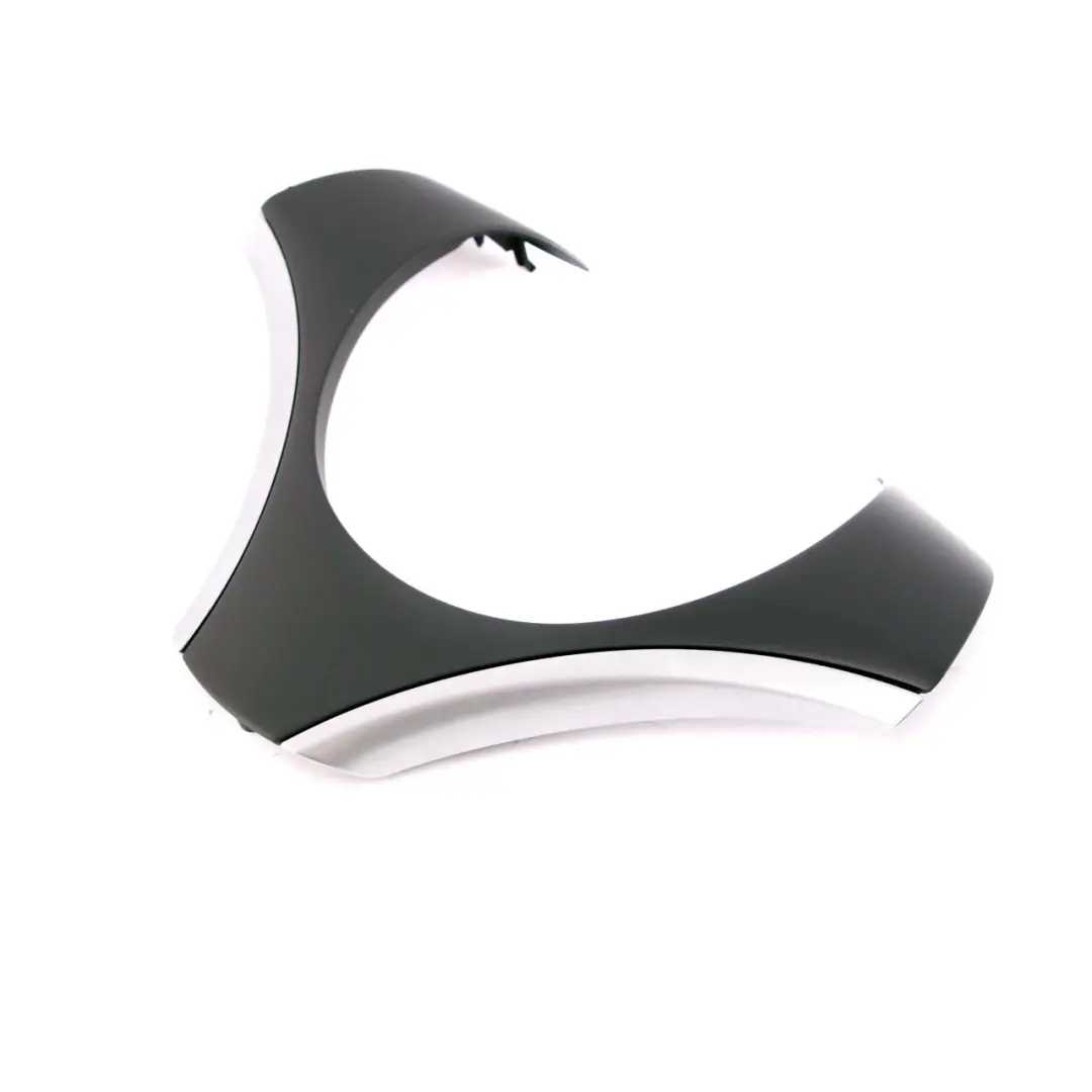 BMW E81 E87 E90 E91 Steering Wheel Cover Trim Black / Chrome Pearlglos - SKU 6850540 - Part number 6769893