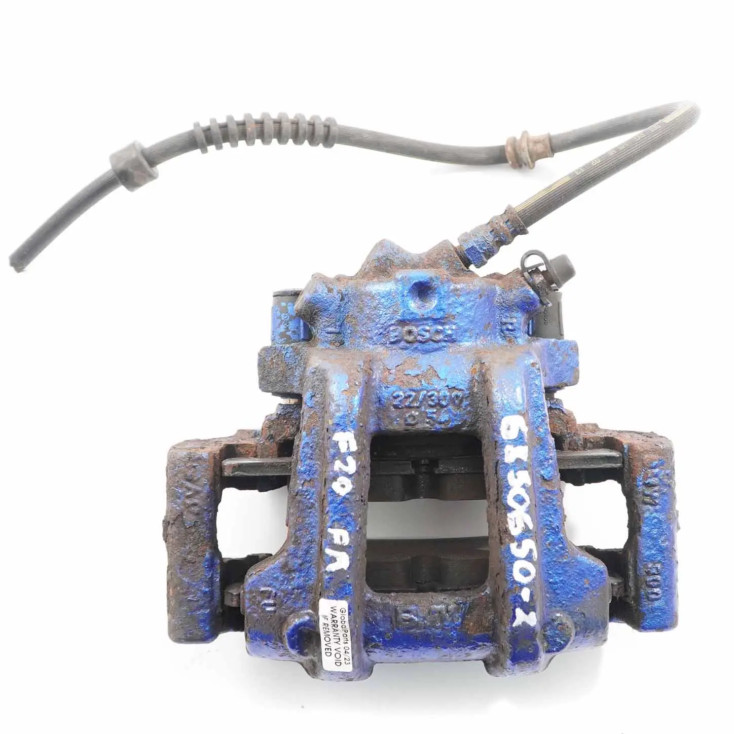 Pinza freno BMW F20 F30 F31 anteriore destra passaruota 22/300 blu 6850650