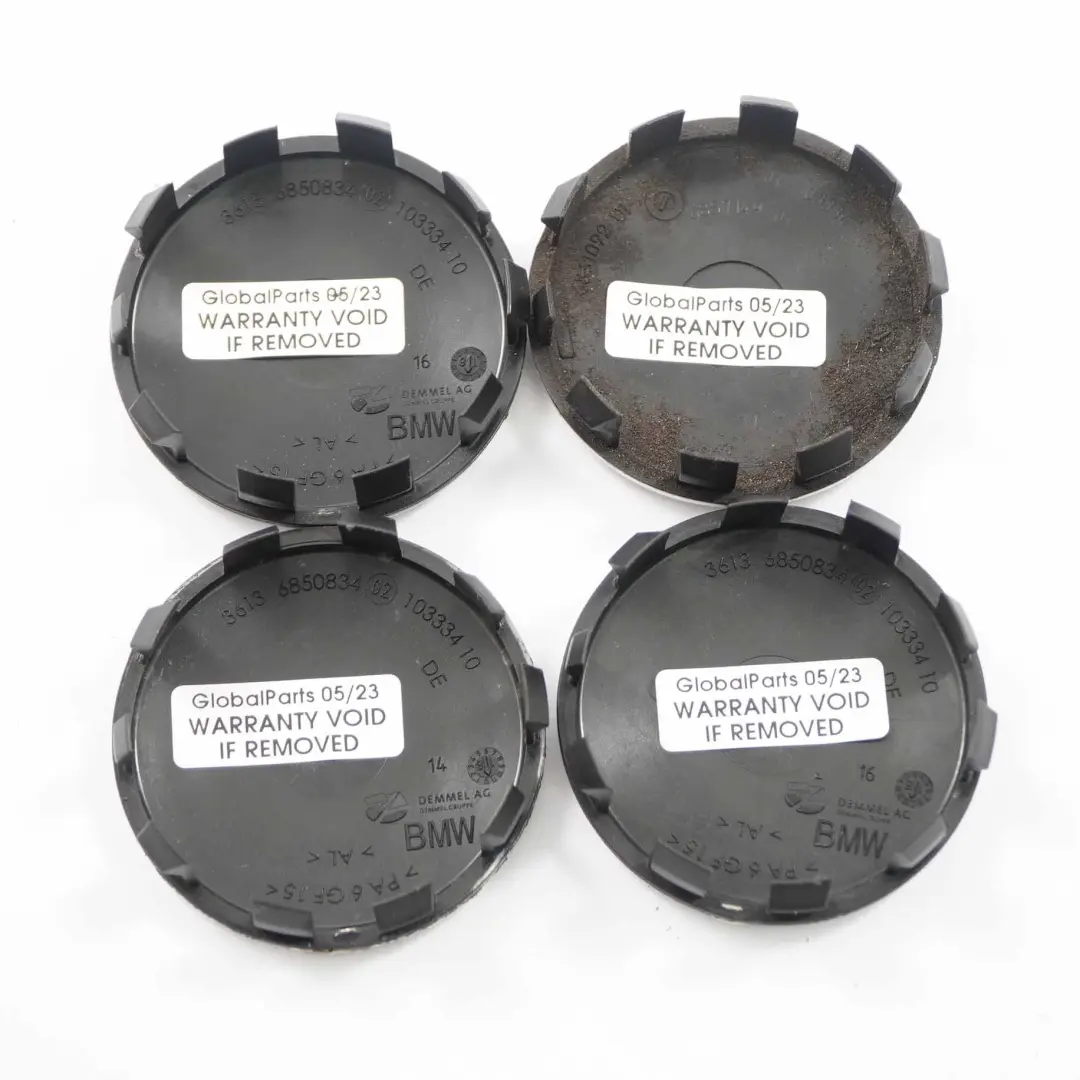 Mozzo ruota Centro Tappo Lega Emblema Bordo Cromo Set BMW G20 G21 G30 - SKU 6850834-1 - Numero di parte 6850834