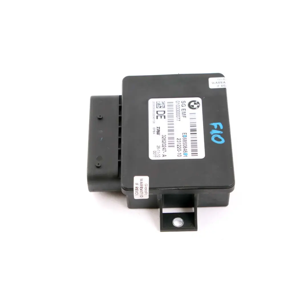 Module de Commande Electrique du Frein Stationnement EMF pour BMW F10 F11 F12 à propos du numéro de pièce 6850846 BMW F10 F11 F12 Module de Commande Electrique du Frein Stationnement EMF - SKU 6850846 - Numéro de pièce 6850846