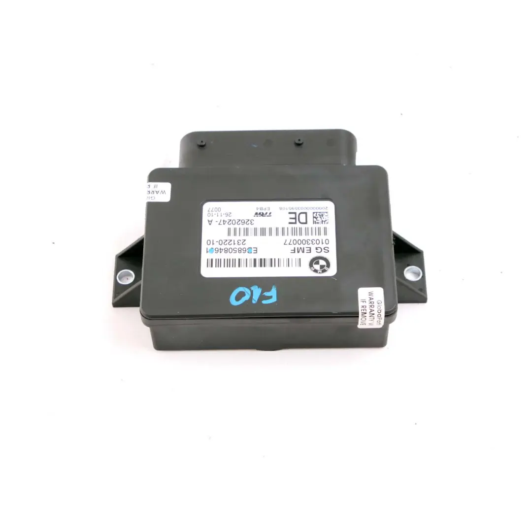 Module de Commande Electrique du Frein Stationnement EMF pour BMW F10 F11 F12 à propos du numéro de pièce 6850846 BMW F10 F11 F12 Module de Commande Electrique du Frein Stationnement EMF - SKU 6850846 - Numéro de pièce 6850846