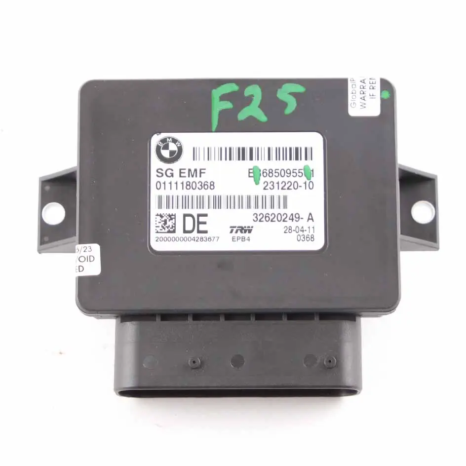 Brake Control Unit BMW F10 F11 X3 F25 Parking Brake Handbrake Module EMF 6850955
