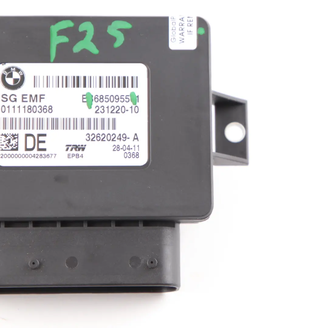  Brake Control Unit BMW F10 F11 X3 F25 Parking Brake Handbrake Module EMF - SKU 6850955 - Part number 6850955