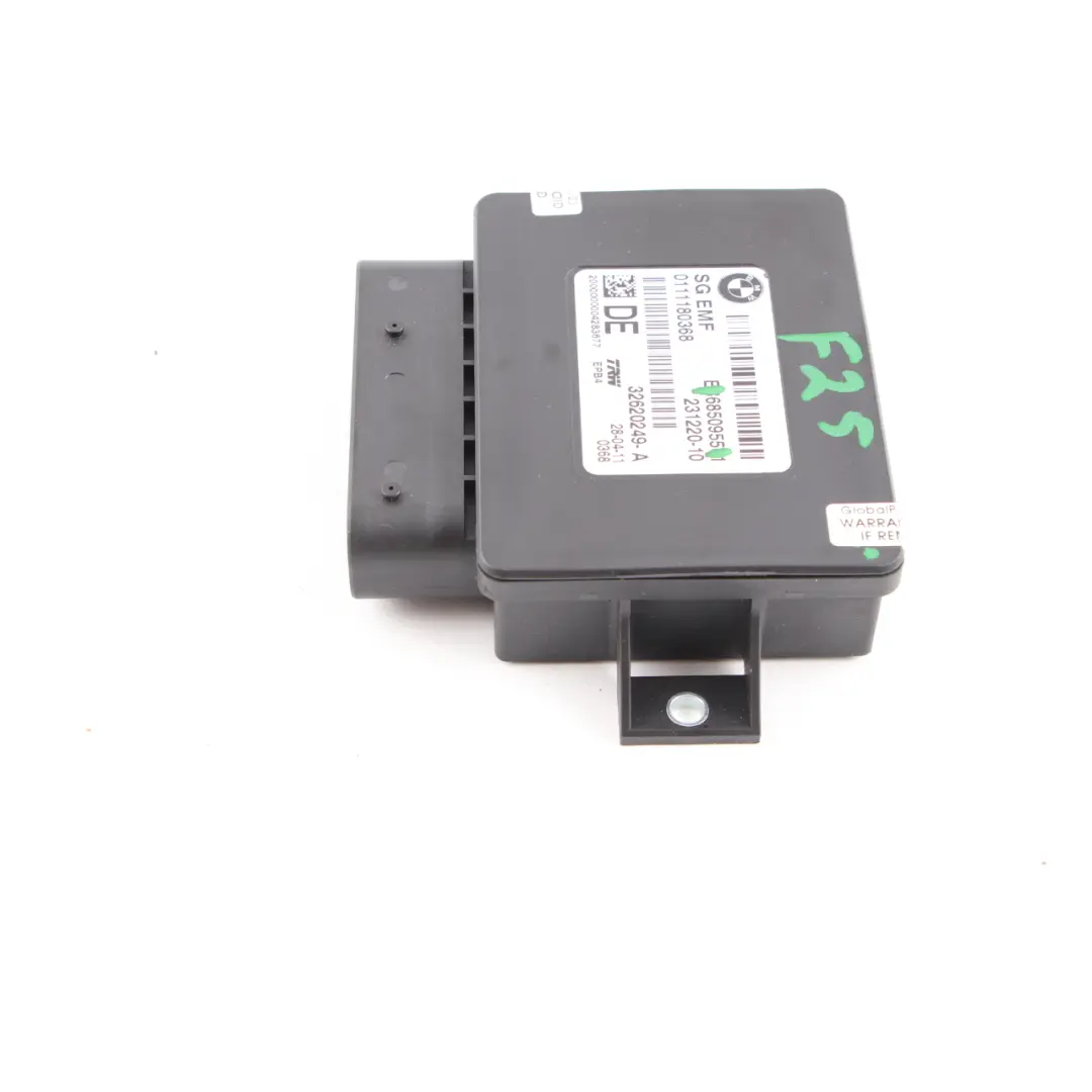 Steuer Gerät Modul Parken Hand Bremse EMF 6798113 für BMW F10 F11 LCI mit Teilenummer 6850955 BMW F10 F11 LCI Steuer Gerät Modul Parken Hand Bremse EMF 6798113 - SKU 6850955 - Teilenummer 6850955