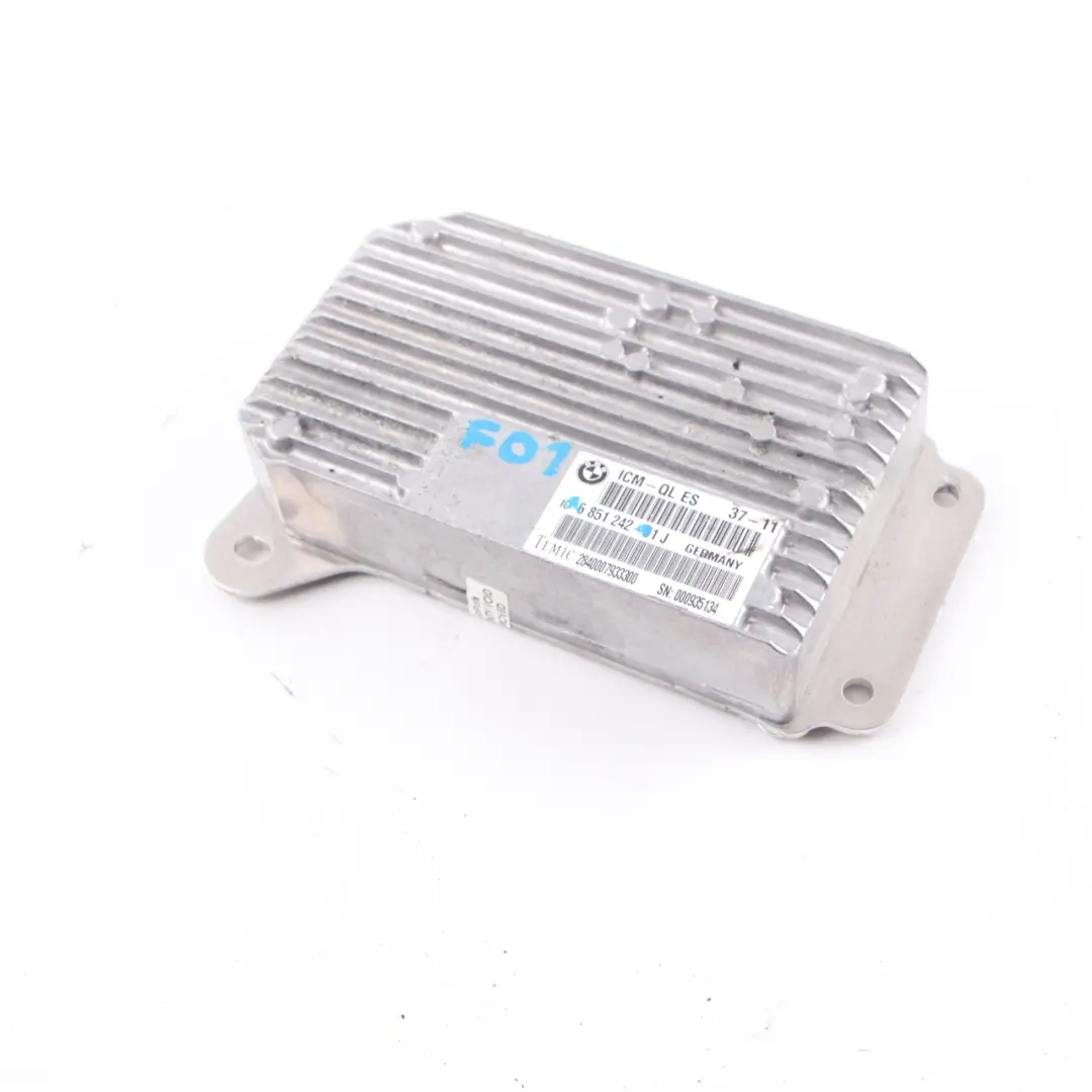Module ICM BMW F01 F02 Integrated Chassis Management QL ES Control Unit pour à propos du numéro de pièce 6851242 Module ICM BMW F01 F02 Integrated Chassis Management QL ES Control Unit - SKU 6851242 - Numéro de pièce 6851242