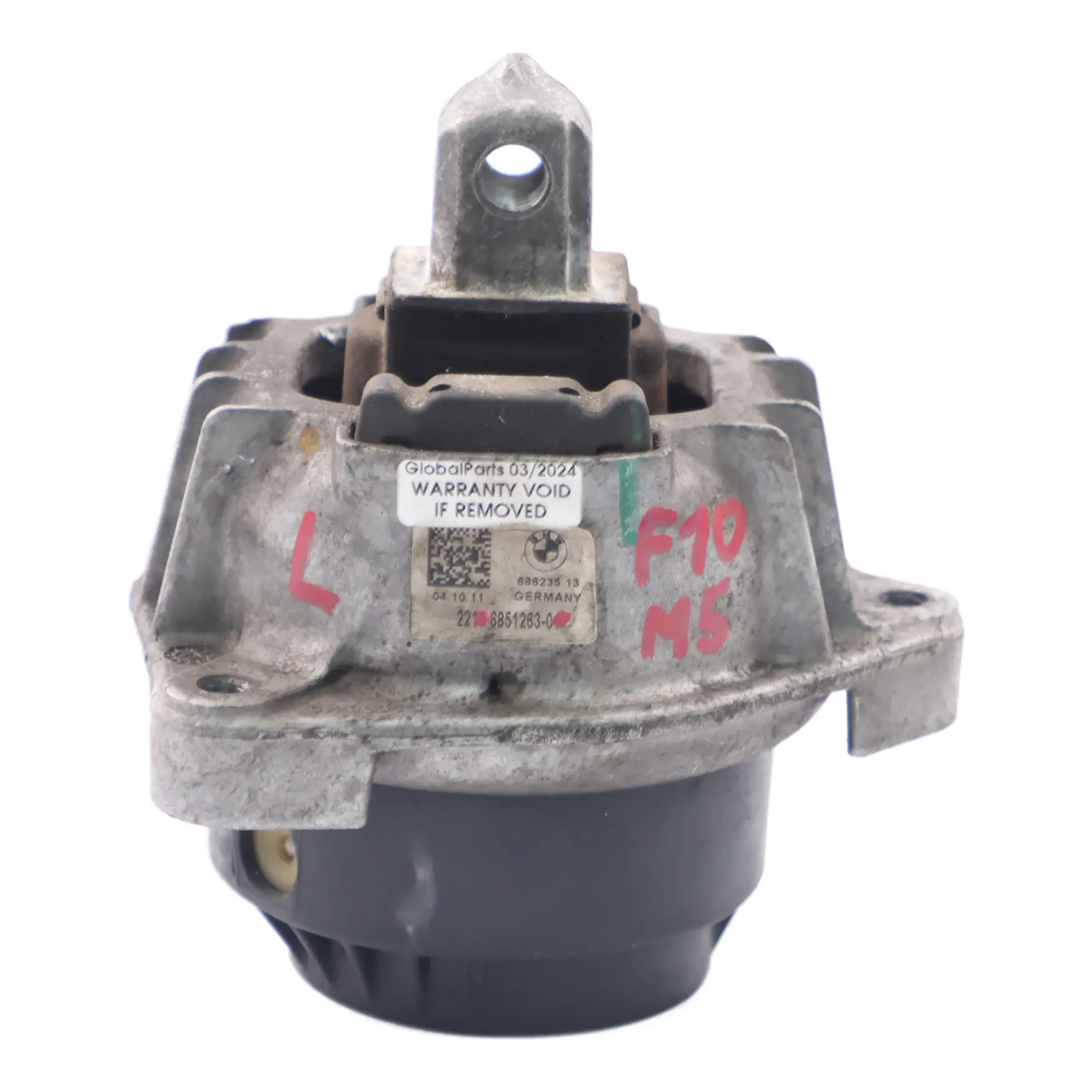 Supporto motore BMW F10 LCI F12 550i 650i M5 Sospensione motore sinistra 6851263