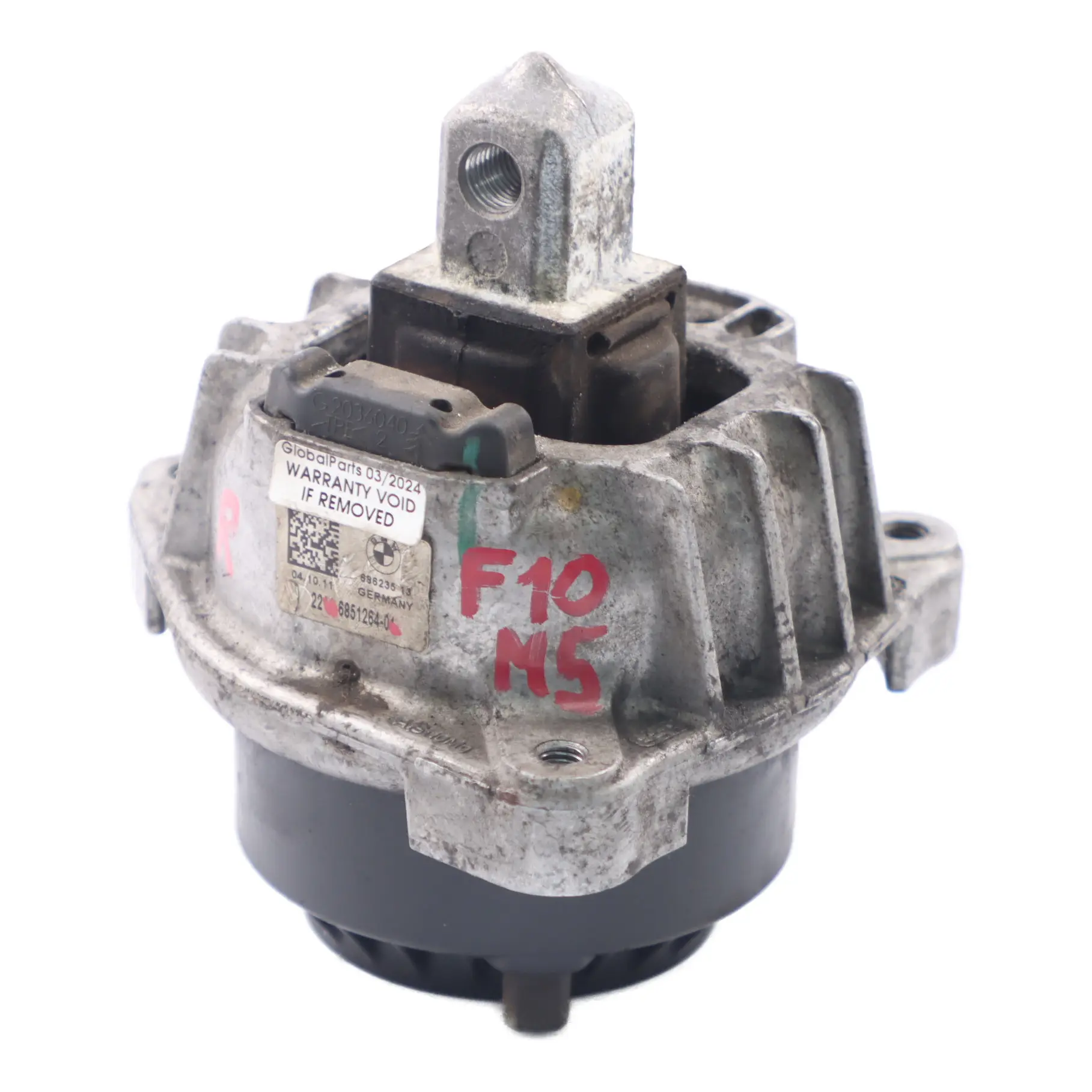 Supporto motore BMW F10 LCI F12 550i 650i M5 Sospensione motore destra 6851264