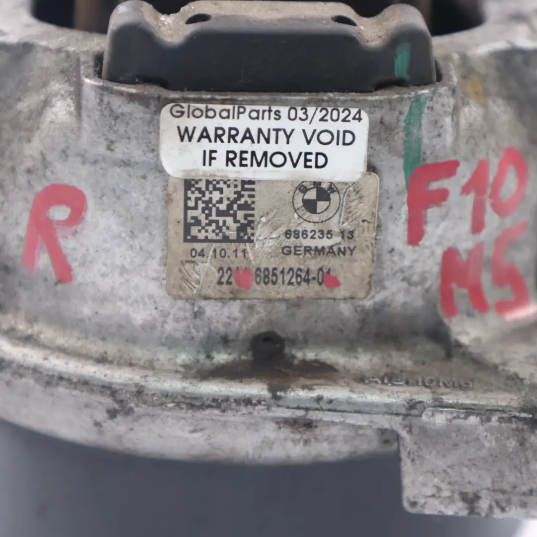 BMW F10 LCI F12 550i 650i N63N Motorhalterung Aufhängung Rechts - SKU 6851264 - Teilenummer 6851264