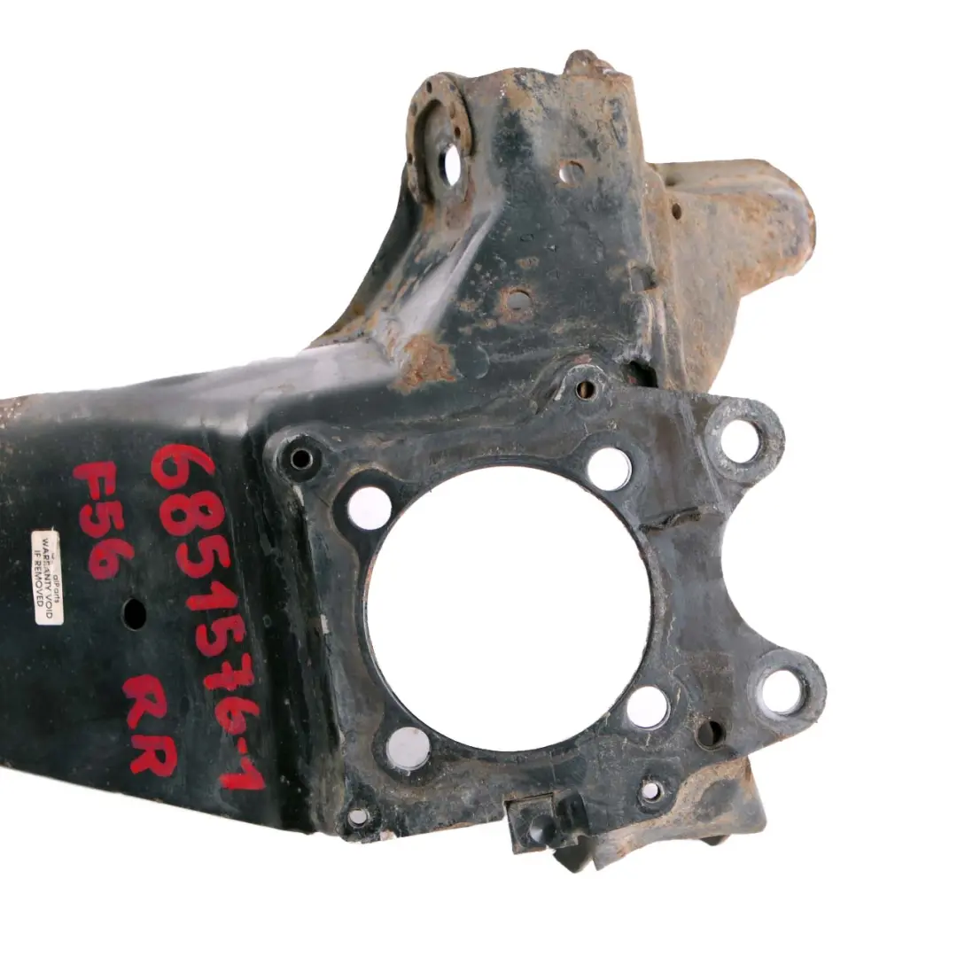 Assale Posteriore Destro Ruota Portante Braccio D'Uscita per Mini Cooper F55 F56 F57 con numero di parte 6851576 Mini Cooper F55 F56 F57 Assale Posteriore Destro Ruota Portante Braccio D'Uscita - SKU 6851576-1 - Numero di parte 6851576