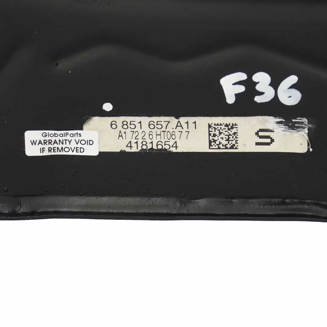 BMW F30 F32 F36 N20 Gasolina Eje trasero - SKU 6851657 - Número de pieza 6851657
