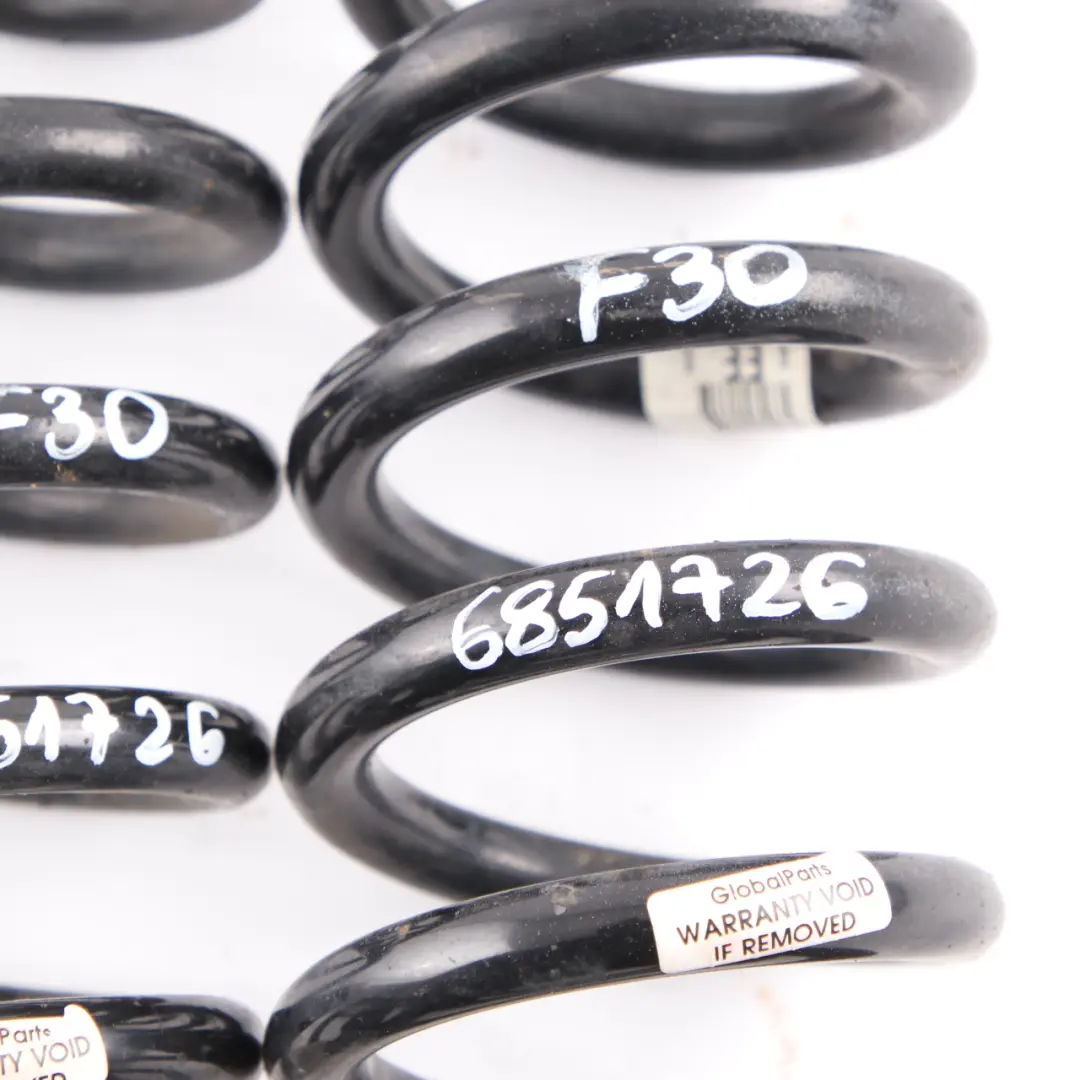  Coil Spring BMW F30 Rear Axle Suspension Left Right N/O/S Spring Set EE - SKU 6851726 - Part number 6851726