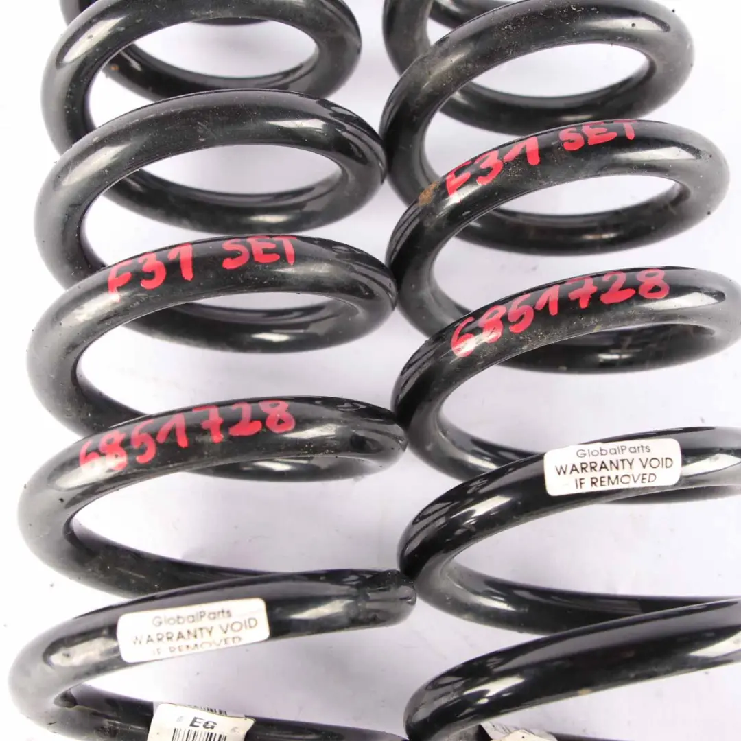 BMW F31 Coil Spring Rear Left Right N/O/S EG Suspension Springs Set - SKU 6851728 - Part number 6851728