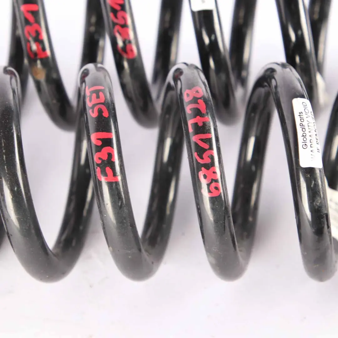 Coil Spring Rear Left Right N/O/S EG Suspension Springs Set to BMW F31 with Part number 6851728 BMW F31 Coil Spring Rear Left Right N/O/S EG Suspension Springs Set - SKU 6851728 - Part number 6851728