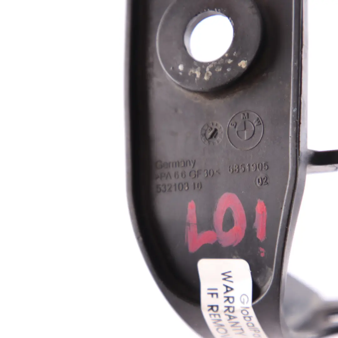 Connector Bracket BMW i3 I01 Front Axle Left Box Carrier Support to with Part number 6851905 Connector Bracket BMW i3 I01 Front Axle Left Box Carrier Support - SKU 6851905 - Part number 6851905