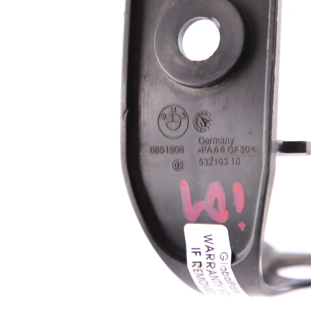 Connector Bracket BMW i3 I01 Front Axle Right O/S Box Carrier Support to with Part number 6851906 Connector Bracket BMW i3 I01 Front Axle Right O/S Box Carrier Support - SKU 6851906 - Part number 6851906