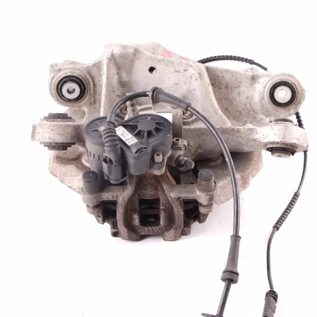 Suspension Left N/S Leg Wheel Hub Caliper Axle Brake Disc to BMW i3 I01 Rear with Part number 6852161 BMW i3 I01 Rear Suspension Left N/S Leg Wheel Hub Caliper Axle Brake Disc - SKU 6852161-1 - Part number 6852161