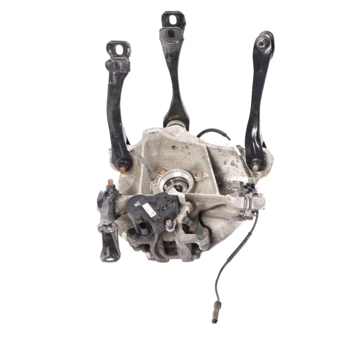 Suspension Left N/S Leg Wheel Hub Caliper Axle Brake Disc to BMW i3 I01 Rear with Part number 6852161 BMW i3 I01 Rear Suspension Left N/S Leg Wheel Hub Caliper Axle Brake Disc - SKU 6852161 - Part number 6852161