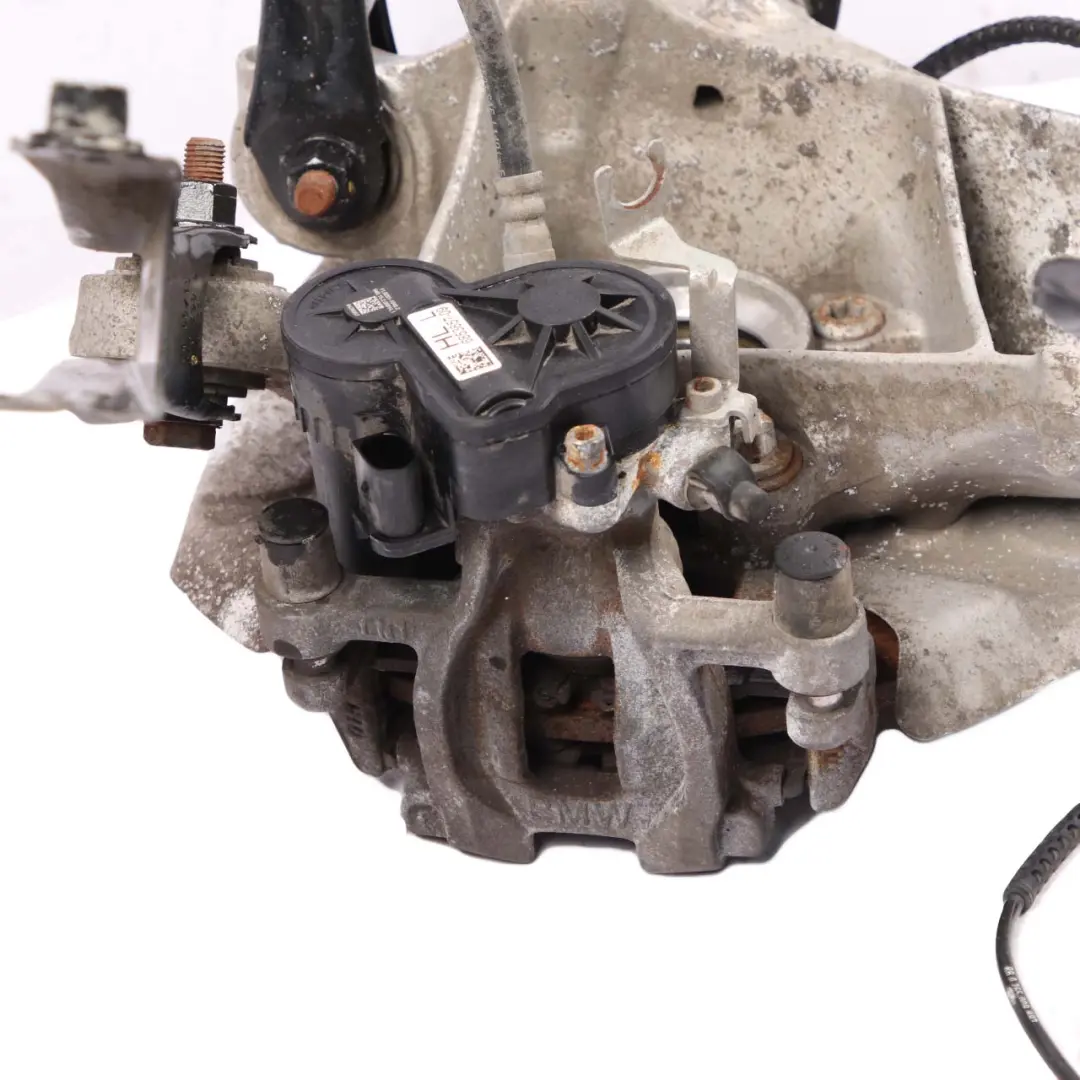 Suspension Left N/S Leg Wheel Hub Caliper Axle Brake Disc to BMW i3 I01 Rear with Part number 6852161 BMW i3 I01 Rear Suspension Left N/S Leg Wheel Hub Caliper Axle Brake Disc - SKU 6852161 - Part number 6852161