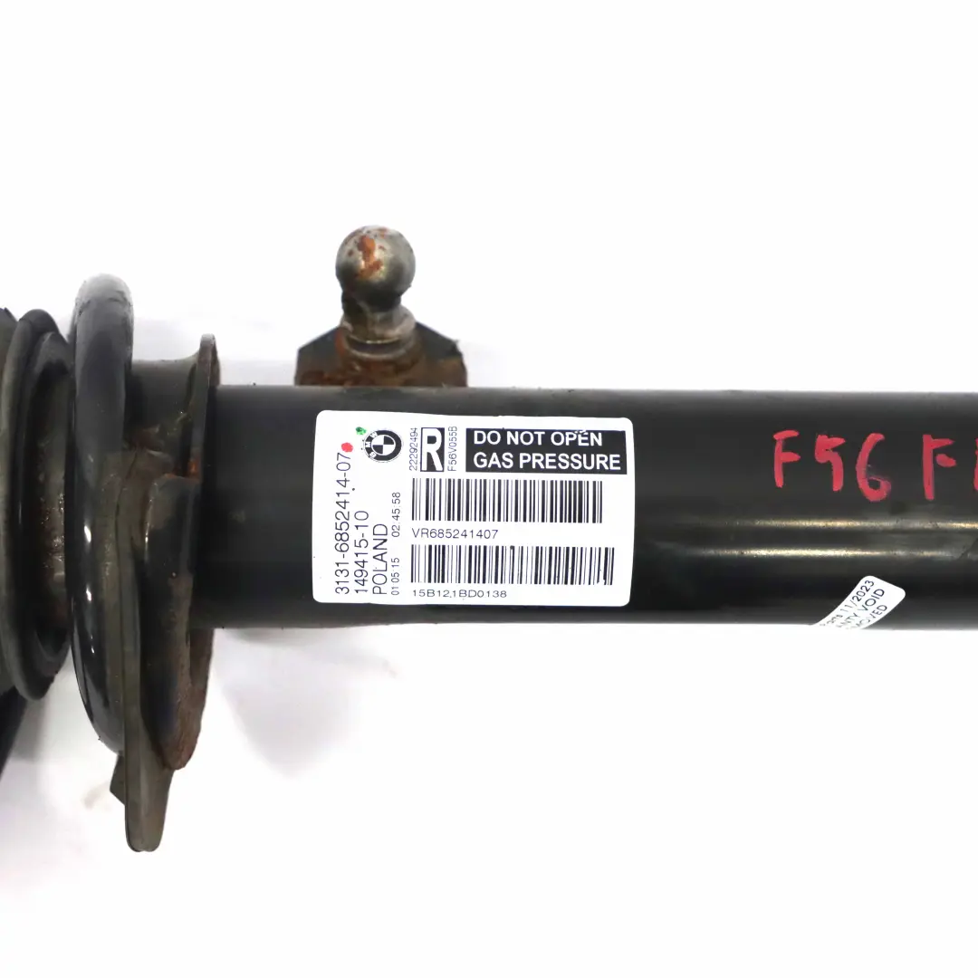 Strut Front Right O/S Cooper S Suspension Shock Absorber to Mini F56 Spring with Part number 6852414 Mini F56 Spring Strut Front Right O/S Cooper S Suspension Shock Absorber - SKU 6852414 - Part number 6852414